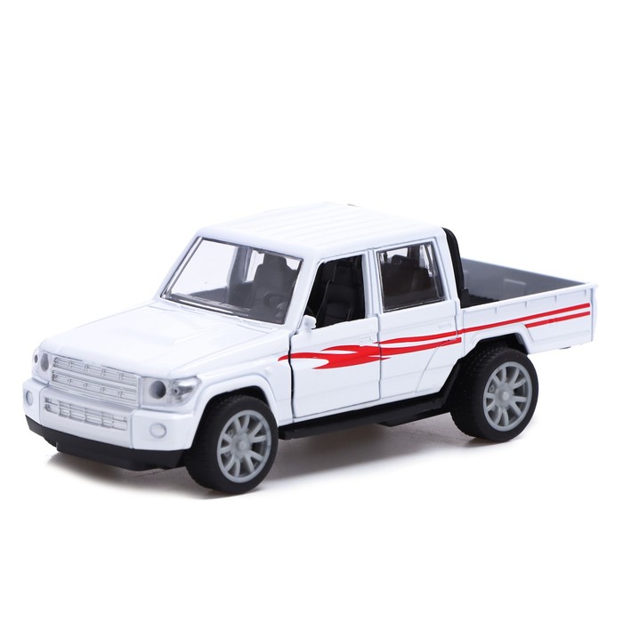 Машина металлическая Ford F-150, открываются двери, цвет белый
Машина металлическая Ford F-150, открываются двери, цвет белый
