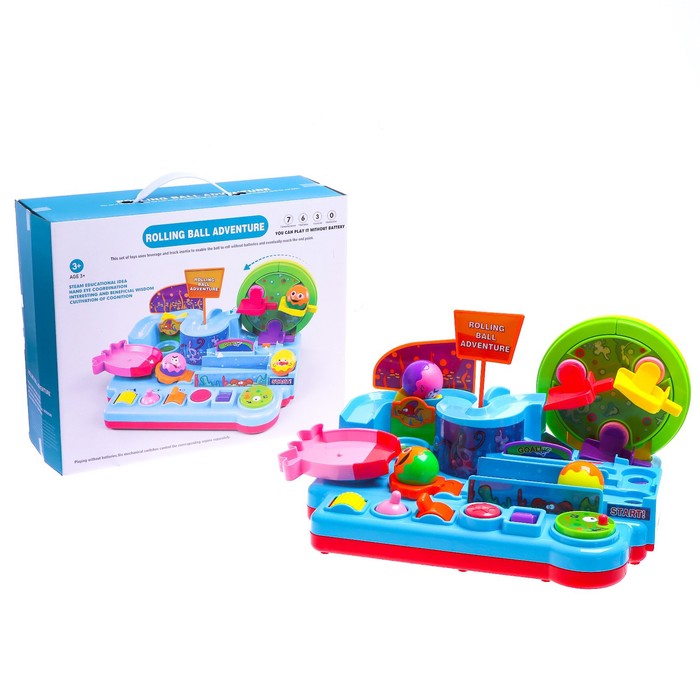 Развивающая игрушка «Приключение шарика»
Развивающая игрушка «Приключение шарика»