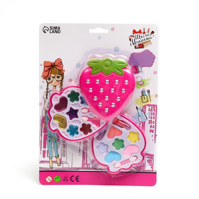 Набор косметики для девочки «Клубника»
Набор косметики для девочки «Клубника»