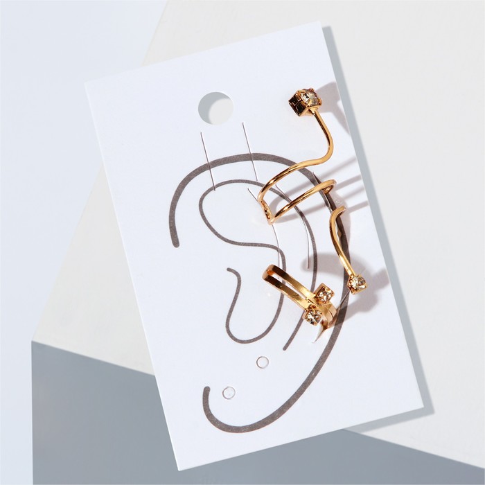 Набор серьги и каффа «Настроение», волна, цвет белый в золоте
Набор серьги и каффа «Настроение», волна, цвет белый в золоте