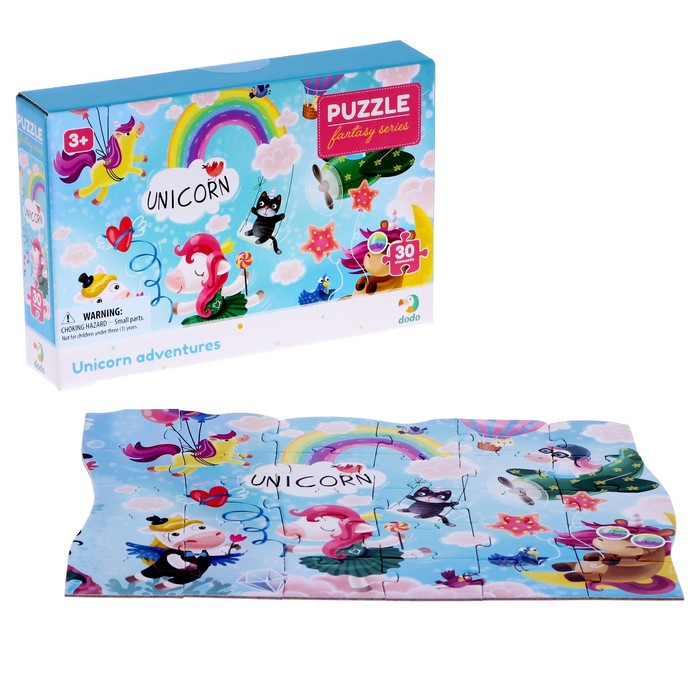 Пазл «Приключения единорожек», 30 элементов
Пазл «Приключения единорожек», 30 элементов