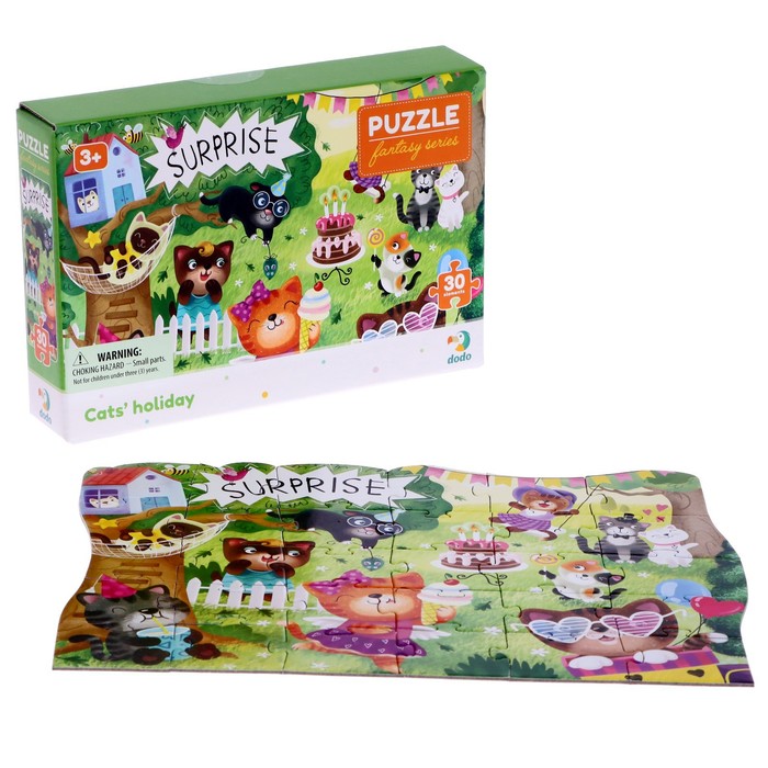 Пазл «Праздник котиков», 30 элементов 
Пазл «Праздник котиков», 30 элементов