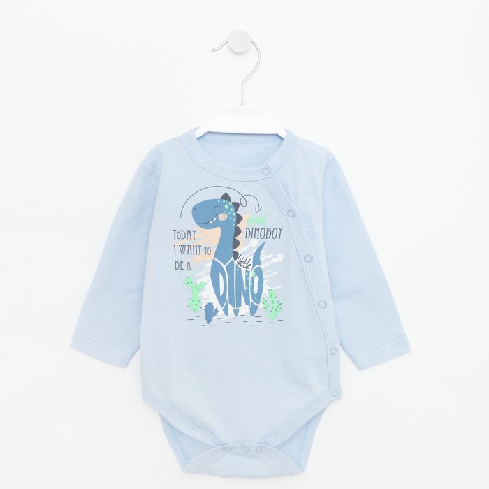 Боди для мальчика, цвет голубой, рост 86 см
Боди для мальчика, цвет голубой, рост 86 см