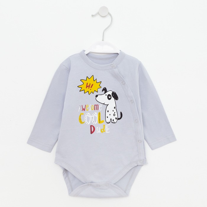 Боди детское, цвет серый, рост 80 см
Боди детское, цвет серый, рост 80 см