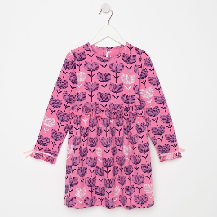 Платье для девочки, цвет розовый, рост 104 см
Платье для девочки, цвет розовый, рост 104 см