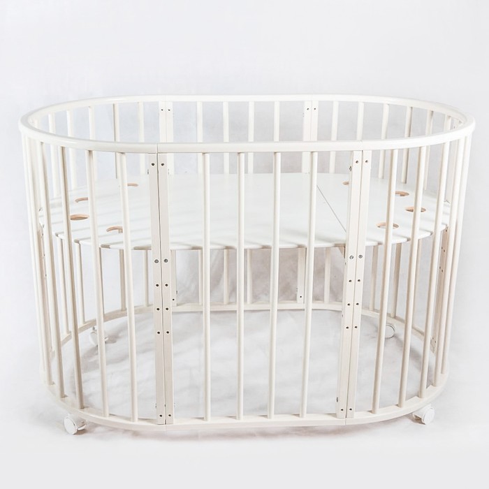 Кровать-трансформер с маятником «Лёвушка», цвет слоновая кость глянец 
Кровать-трансформер с маятником «Лёвушка», цвет слоновая кость глянец