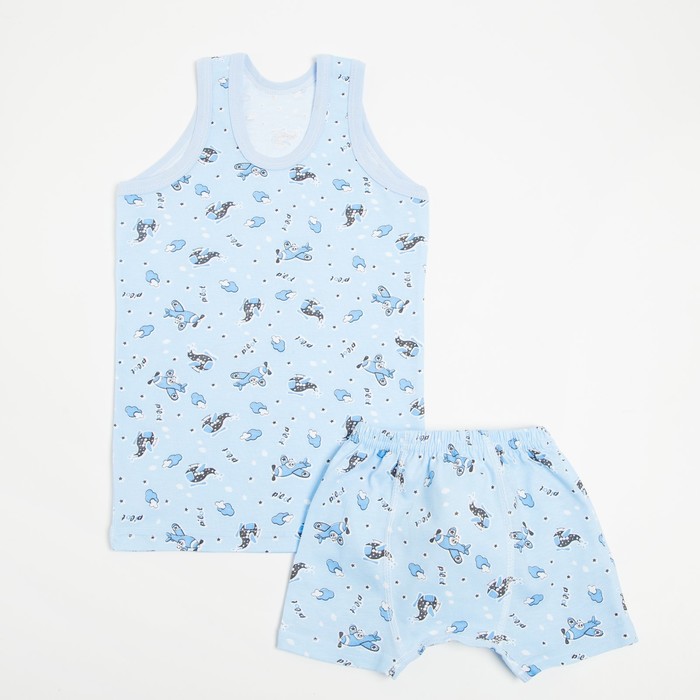 Комплект для мальчика, цвет голубой, рост 98 см
Комплект для мальчика, цвет голубой, рост 98 см