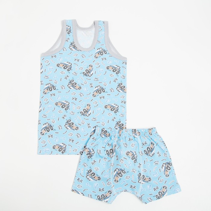 Комплект для мальчика, цвет голубой, рост 98 см
Комплект для мальчика, цвет голубой, рост 98 см