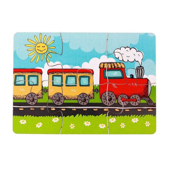 Пазл «Поезд и солнышко» мини
Пазл «Поезд и солнышко» мини