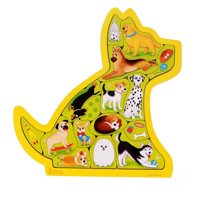 Пазл вкладыш «Собачьи радости»
Пазл вкладыш «Собачьи радости»