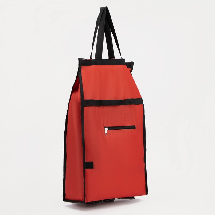 Сумка хозяйственная складная на 2х колесах, на липучке, цвет красный
Сумка хозяйственная складная на 2х колесах, на липучке, цвет красный