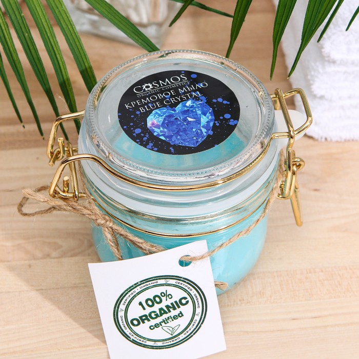Мыло кремовое кокосовое Cosmos Blue Crystal питание и защита, 200 мл
Мыло кремовое кокосовое Cosmos Blue Crystal питание и защита, 200 мл
