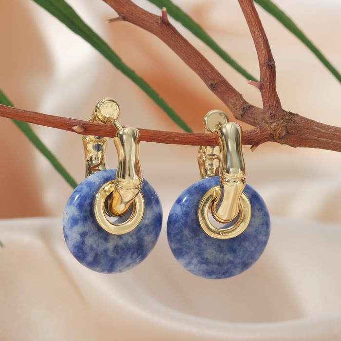 Серьги-бублики с шайбой d=20мм родированные "Содалит" бамбук, в золоте
Серьги-бублики с шайбой d=20мм родированные "Содалит" бамбук, в золоте