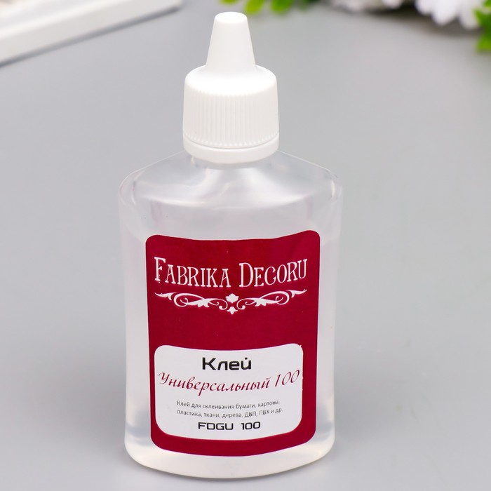 Клей Fabrika Decoru "Универсальный" 100 мл
Клей Fabrika Decoru "Универсальный" 100 мл