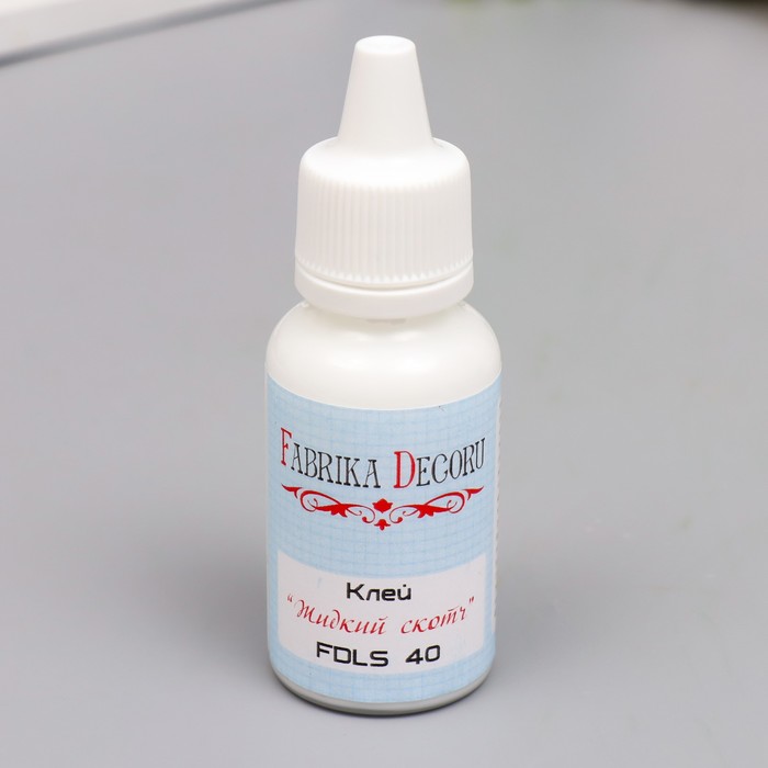 Клей Fabrika Decoru "Жидкий скотч" 40 мл
Клей Fabrika Decoru "Жидкий скотч" 40 мл