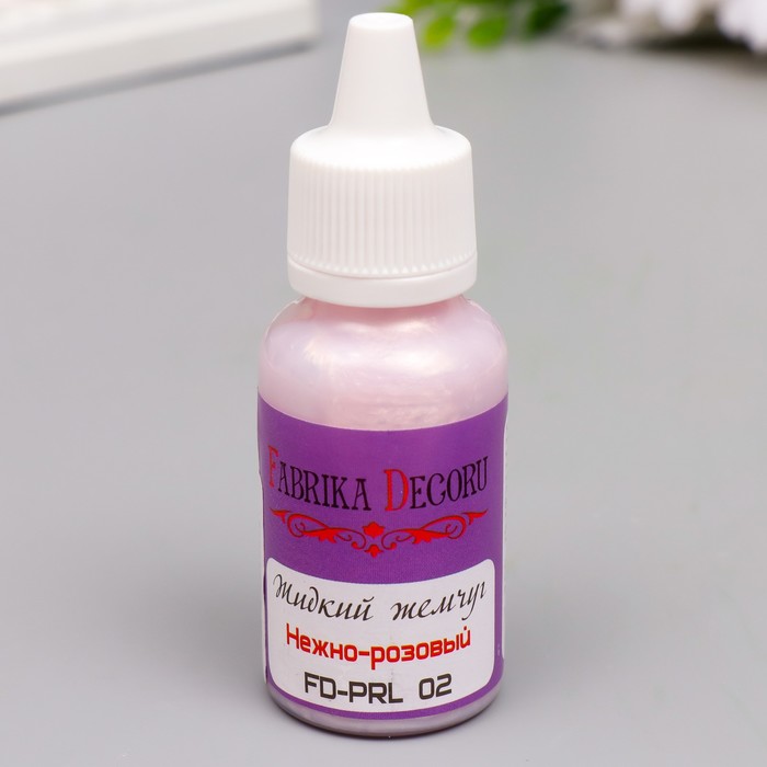 Жидкий жемчуг "Fabrika Decoru" 40 мл, нежно-розовый
Жидкий жемчуг "Fabrika Decoru" 40 мл, нежно-розовый