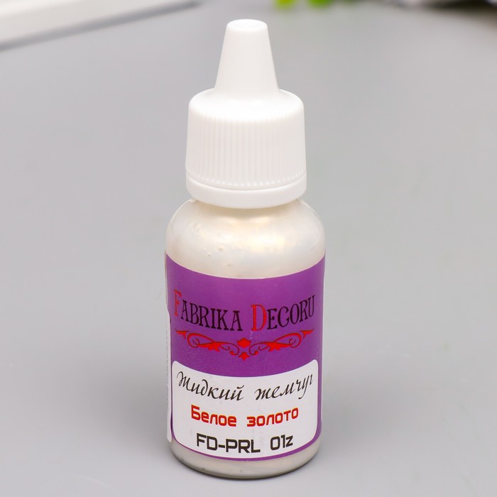 Жидкий жемчуг "Fabrika Decoru" 40 мл, белое золото
Жидкий жемчуг "Fabrika Decoru" 40 мл, белое золото