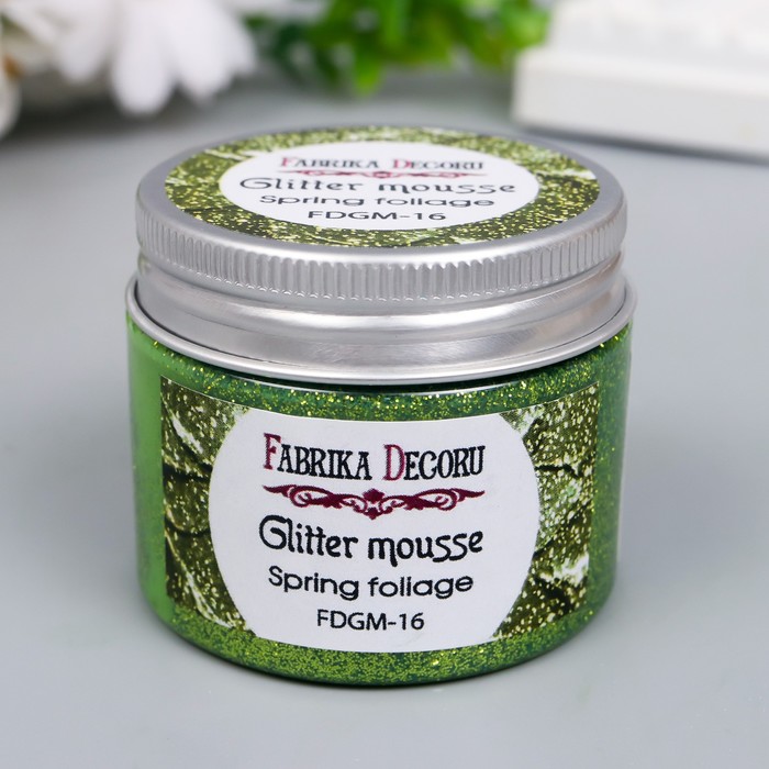 Глиттерный мусс "Fabrika Decoru" 50 мл, весенняя листва
Глиттерный мусс "Fabrika Decoru" 50 мл, весенняя листва