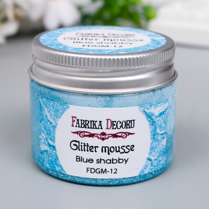 Глиттерный мусс "Fabrika Decoru" 50 мл, голубой шебби
Глиттерный мусс "Fabrika Decoru" 50 мл, голубой шебби