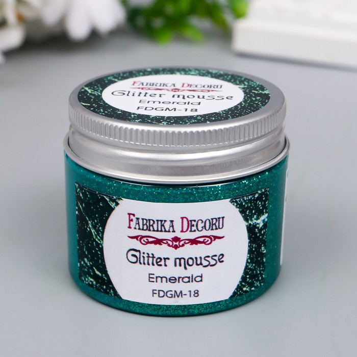 Глиттерный мусс "Fabrika Decoru" 50 мл, изумруд
Глиттерный мусс "Fabrika Decoru" 50 мл, изумруд