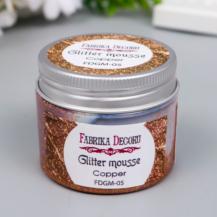Глиттерный мусс "Fabrika Decoru" 50 мл, медь
Глиттерный мусс "Fabrika Decoru" 50 мл, медь