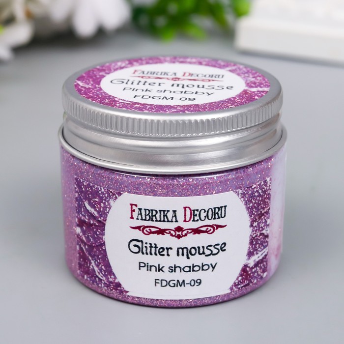 Глиттерный мусс "Fabrika Decoru" 50 мл, розовый шебби
Глиттерный мусс "Fabrika Decoru" 50 мл, розовый шебби