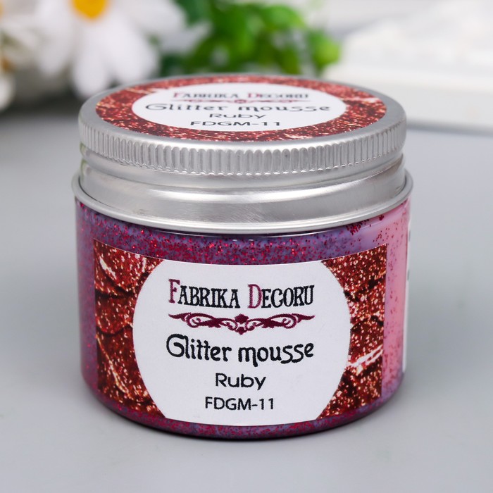 Глиттерный мусс "Fabrika Decoru" 50 мл, рубин
Глиттерный мусс "Fabrika Decoru" 50 мл, рубин