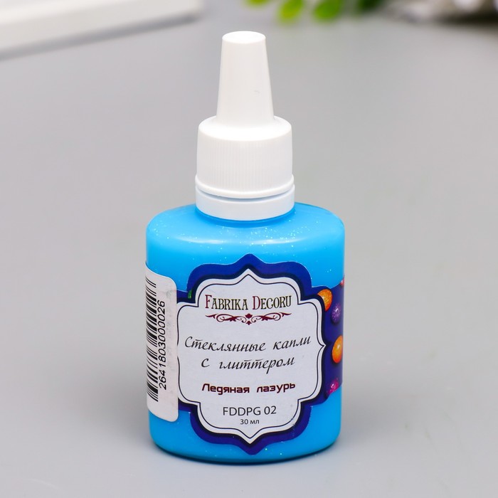 Стеклянные капли с глиттером"Fabrika Decoru" 30 мл, ледяная разурь
Стеклянные капли с глиттером"Fabrika Decoru" 30 мл, ледяная разурь