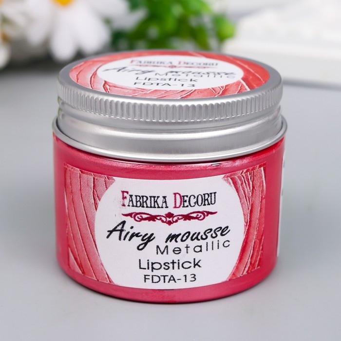 Мусс металлик "Fabrika Decoru" 50 мл, помада
Мусс металлик "Fabrika Decoru" 50 мл, помада