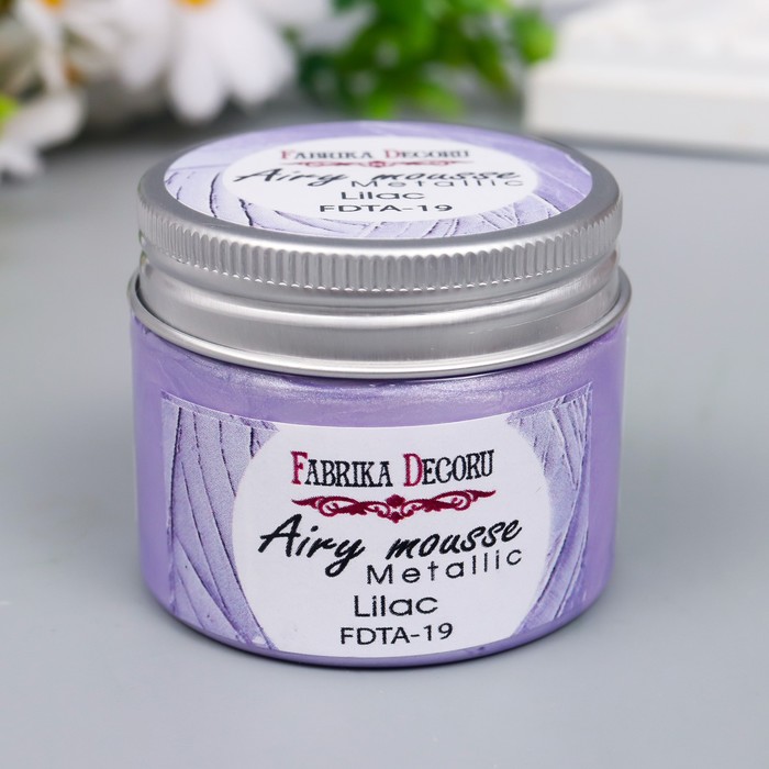 Мусс металлик "Fabrika Decoru" 50 мл, сирень
Мусс металлик "Fabrika Decoru" 50 мл, сирень