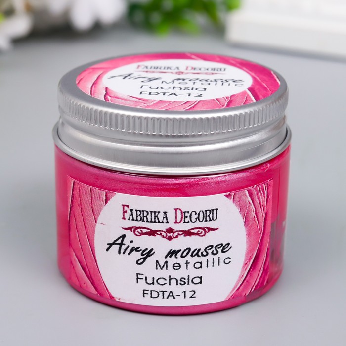 Мусс металлик "Fabrika Decoru" 50 мл, фуксия
Мусс металлик "Fabrika Decoru" 50 мл, фуксия