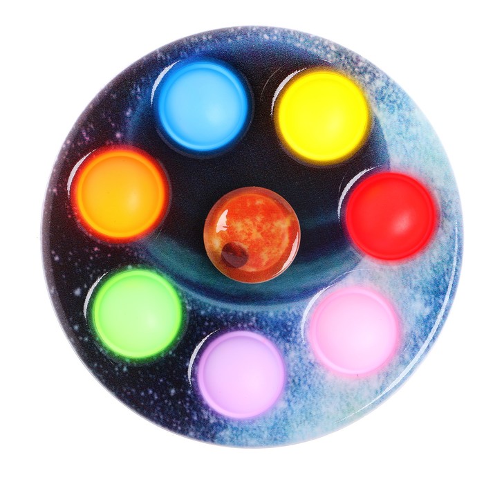 Спиннер «Планета», симпл-димпл, цвета МИКС
Спиннер «Планета», симпл-димпл, цвета МИКС