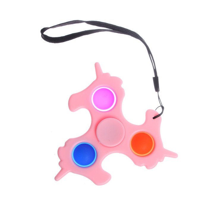 Спиннер «Единорог», симпл-димпл, цвета МИКС 
Спиннер «Единорог», симпл-димпл, цвета МИКС