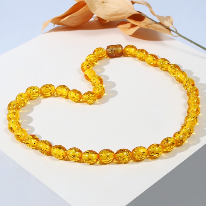 Бусы оливка "Пластик" под янтарь, цвет жёлтый, 47см
Бусы оливка "Пластик" под янтарь, цвет жёлтый, 47см