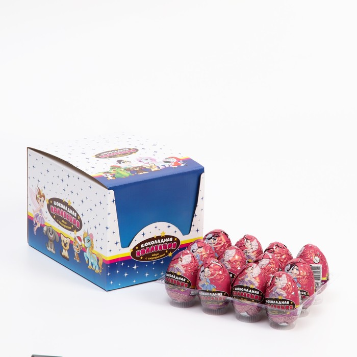Яйцо шоколадное Boxie, с сюрпризом, дисплей бокс, 20 г 
Яйцо шоколадное Boxie, с сюрпризом, дисплей бокс, 20 г