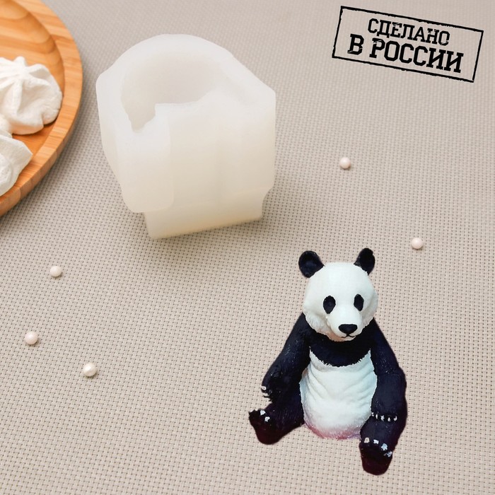 Силиконовая форма «Панда», 5,7×5,9×7 см, цвет прозрачный 
Силиконовая форма «Панда», 5,7×5,9×7 см, цвет прозрачный