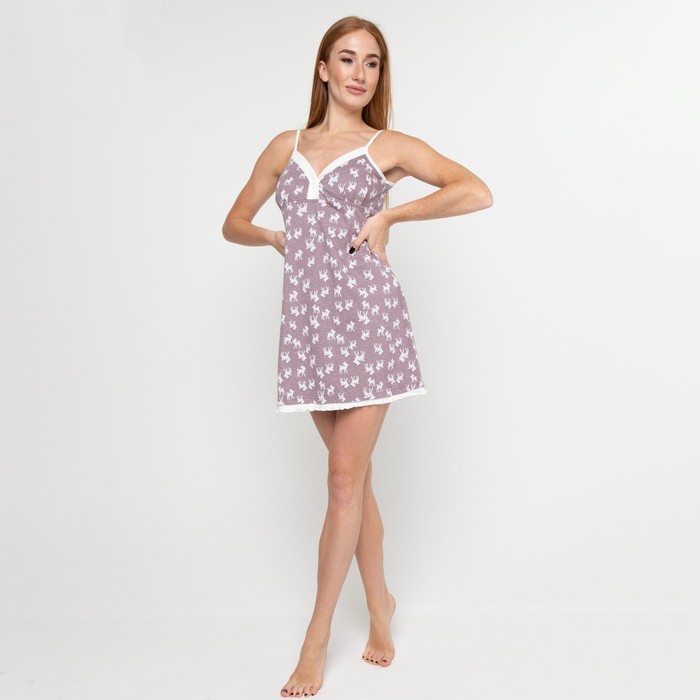 Ночная сорочка женская, цвет МИКС, размер 44
Ночная сорочка женская, цвет МИКС, размер 44