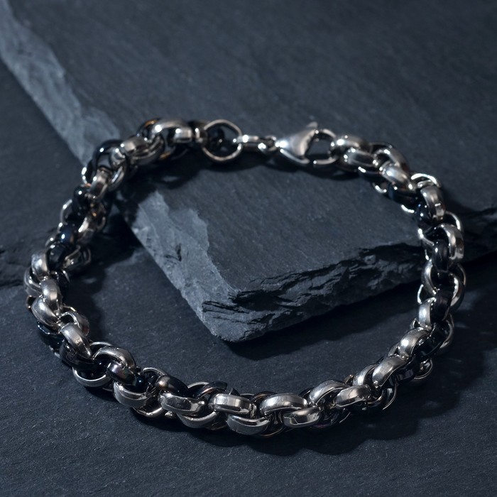 Браслет мужской "Стальной" сплетения, цвет серебро, 21,5 см
Браслет мужской "Стальной" сплетения, цвет серебро, 21,5 см