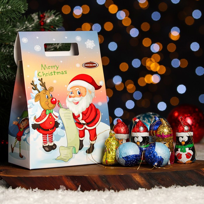 Фигурки из молочного шоколада «Счастливого Рождества», 110 г
Фигурки из молочного шоколада «Счастливого Рождества», 110 г