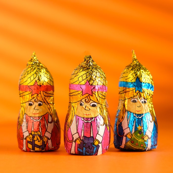 Фигурки из молочного шоколада "Ангел" в бумажной коробке, 12,5 г
Фигурки из молочного шоколада "Ангел" в бумажной коробке, 12,5 г