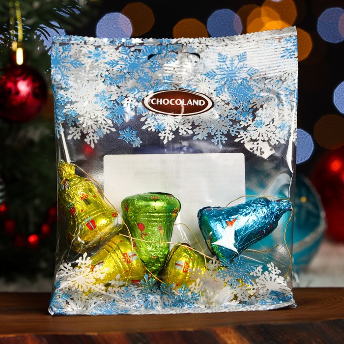 Фигурки из молочного шоколада «Колокольчики», в пакете, 63 г 
Фигурки из молочного шоколада «Колокольчики», в пакете, 63 г