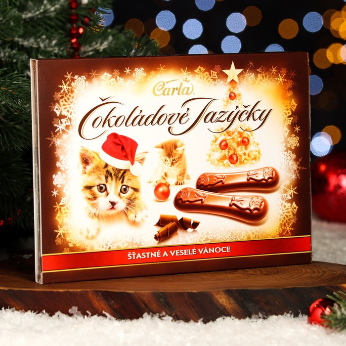 Набор молочного шоколада "Кошачий поцелуй", 100 г
Набор молочного шоколада "Кошачий поцелуй", 100 г