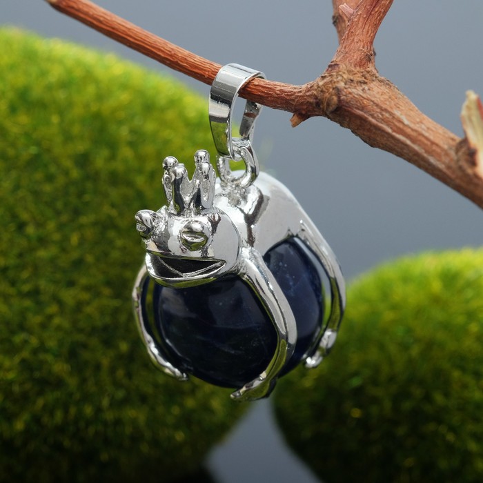 Подвеска Царевна-лягушка "Лазурит" 
Подвеска Царевна-лягушка "Лазурит"