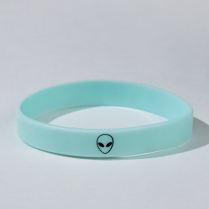 Силиконовый браслет "Инопланетянин" стандарт, цвет мятный, 20см
Силиконовый браслет "Инопланетянин" стандарт, цвет мятный, 20см