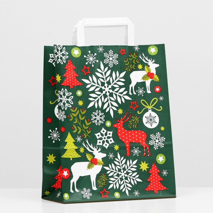 Пакет крафт "Северное сияние", 25 х 11 х 32 см, плоская ручка
Пакет крафт "Северное сияние", 25 х 11 х 32 см, плоская ручка