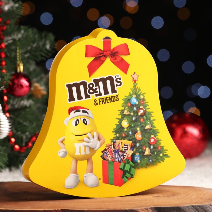 фото Новогодний набор mm`s and friends bell, 196 г m&m’s