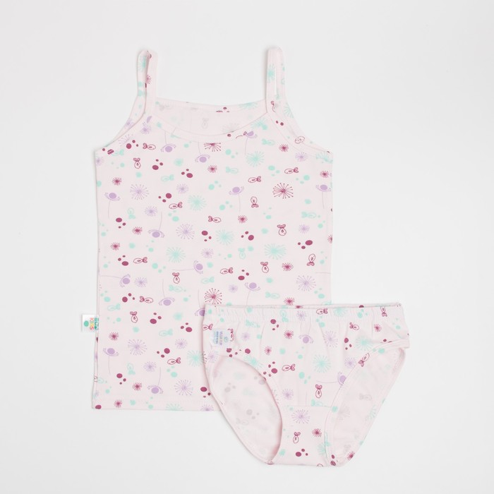 Комплект для девочки (майка узкая бретель, трусы) Одуванчик, цвет св.розовый, 98-104 (28)
Комплект для девочки (майка узкая бретель, трусы) Одуванчик, цвет св.розовый, 98-104 (28)