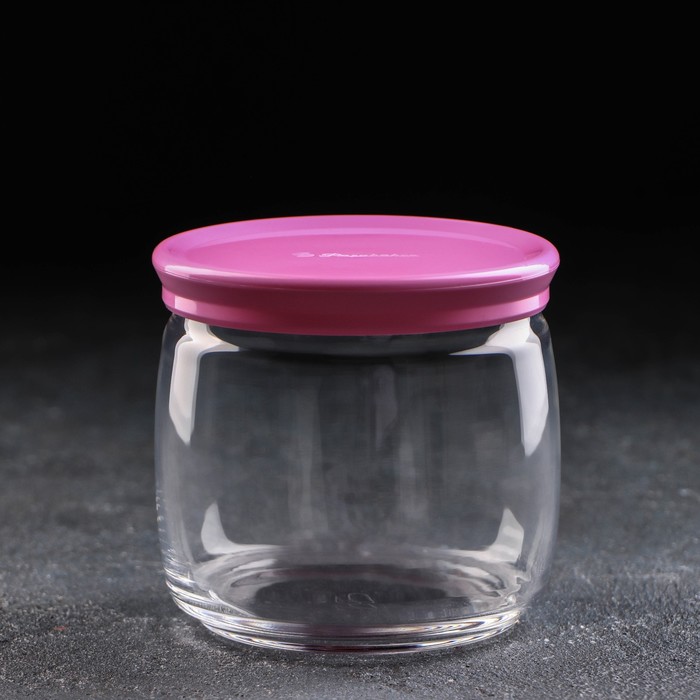 Банка для сыпучих продуктов «Cesni. Прозрачная», 500 мл 
Банка для сыпучих продуктов «Cesni. Прозрачная», 500 мл