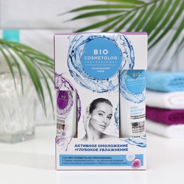 Набор косметический Bio Cosmetolog Professional для лица: крем для лица, 45мл + крем для век, 15 мл 
Набор косметический Bio Cosmetolog Professional для лица: крем для лица, 45мл + крем для век, 15 мл