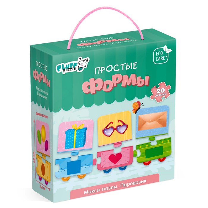 Макси-пазл «Паровозик. Простые формы», 20 элементов
Макси-пазл «Паровозик. Простые формы», 20 элементов